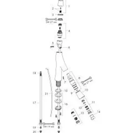 Axor Starck Organic 50 Zweihandmischer chrom 12014000