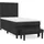 vidaXL Boxspringbett 100 x 200 cm Schwarz