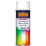 Kwasny belton spectRAL Lackspray RAL 9016 verkehrsweiß, glänzend, 400 ml - Profi-Qualität