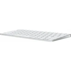 Apple Magic Keyboard mit Touch ID für Mac mit Apple Chip (USB-C), weiß/silber, USB/Bluetooth, US (MXCK3LB/A)