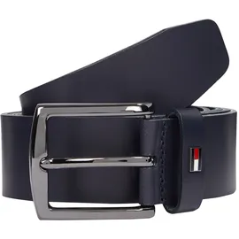 Tommy Hilfiger Herrengürtel Leder 3,5 cm Blau 110