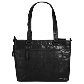 Spikes & Sparrow Shopper Leder Black