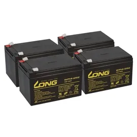 KungLong Akku kompatibel Elektro Scooter u.a SP0051 4x 12V 14Ah AGM Blei Accu wie 15Ah