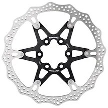 Reverse Components Reverse Bremsscheibe 6-Loch Aluminium/Stahl schwarz/silber