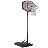 DEUBA Basketballkorb höhenverstellbar 205-305cm mit Rollen