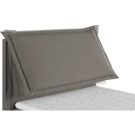 Home Affaire Boxspringbett HOME AFFAIRE "Lysann", grau (hellgrau), B:107cm L:215cm, Komplettbetten, Boxspringbett, 5fach verstellbares Kopfteil, in 4 Breiten, 3 Matratzenarten