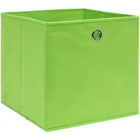 VidaXL Aufbewahrungsboxen 10 Stk. Vliesstoff 28x28x28 cm Grün