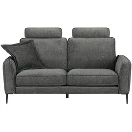 Medium Sofa 2-sitzig Stiletto ¦ grau ¦ Maße (cm): B: 187 H: 83 T: 108.0