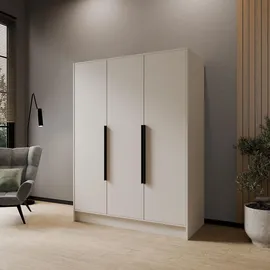 WFL GROUP Drehtürenschrank Mono Bis 150 x 200 x 51 cm Beige