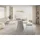 WFL GROUP Esstisch Rund 100 x 76 x 100 cm Beige/Grau