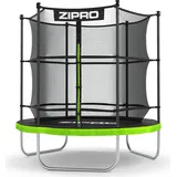 Zipro Trampolin Jump Pro 183 cm Schwarz/Grün