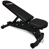 K-Sport Profi Hantelbank - Verstellbare Hantelbank SCHWARZ No Size