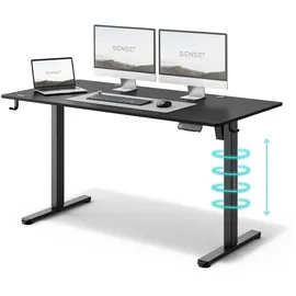 SENSE7 NOJO Gaming-Tisch Schwarz PC