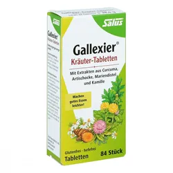 Gallexier Kräuter-tabletten Salus