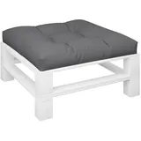 vidaXL Palettenkissen 70 x 70 x 12 cm anthrazit 1 St.