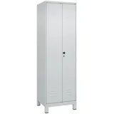 C+P Classic PLUS Wäsche-Spind 195,0x60,0x50,0 Grau/Grün