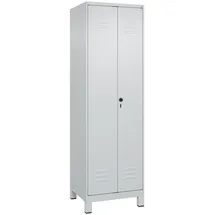 C+P Classic PLUS Wäsche-Spind 195,0x60,0x50,0 Grau/Grün