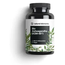 Natural Elements Bio Ashwagandha KSM-66 Kapseln 180 St.