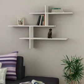 Decortie Wandregal 22 x 123 x 80,5 cm Weiß