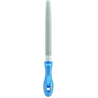 Pferd Werkstattfeile Halbrund-spitz Hieb 2 inkl. Ergonomie-Feilenheft, Länge 200