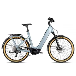 E-Bike Manufaktur 13ZEHN Cross Wave 2023 | blaugrau matt | 50 cm | E-Trekkingräder