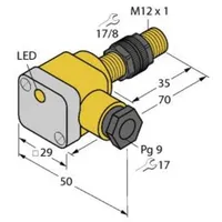 Turck Sensor nicht bündig NAMUR NI5-P12SK-Y1X