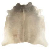 KUHFELL online & NOMAD Fellteppich KUHFELL STIERFELL RINDERFELL TEPPICH GRAU BEIGE NATUR 220 X 210 CM 220 cm