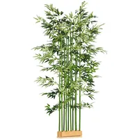 Homcom Künstliche Pflanze-Ø35 x 180H cm-Grün | Gr.: onesize
