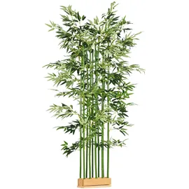 Homcom Künstliche Pflanze-Ø35 x 180H cm-Grün | Gr.: onesize