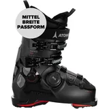 Atomic HAWK PRIME 100 BOA GW Skischuhe - Größe 28/28.5 - Alpin-Skischuh in Black/Red - Boots mit 3D Knöchel & Ferse für präzisen Sitz - Ideal für Skifahrer mit mittelbreiten Füßen.