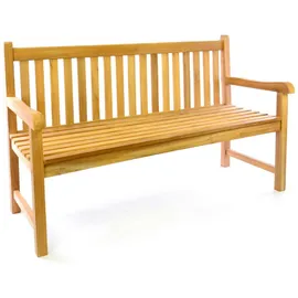VCM Teak Gartenbank 150 x 60 x 90 cm Braun