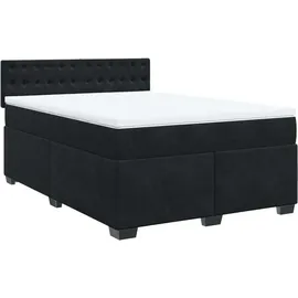 vidaXL Boxspringbett 160 x 200 cm Schwarz