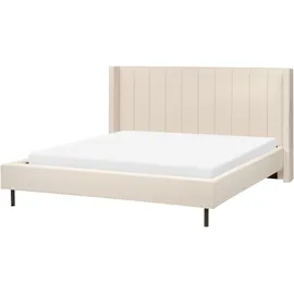 Beliani Polsterbett 180 x 200 cm Beige