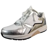 Gabor Sneaker Damen Weite E Weiß/Silber 38,5