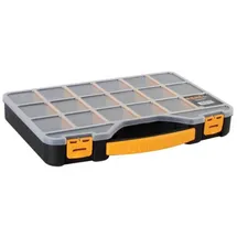 VELLEMAN Sortimentskasten Kunststoff 415 x 286 x 61 mm schwarz 18 Fächer