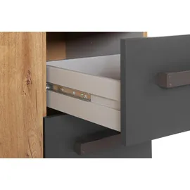 WIMEX Kombikommode 81 x 83 x 41 cm Beige / Grau