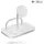 Otterbox Zens 4-in-1 Wireless Charger, MagSafe und Qi2 Wireless Charger de 15 W für iPhone/Apple Watch/AirPods, inkl. Adapter de Leistung de 65 W (EU/UK/US... - Weiß/Silber