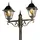 QAZQA Antigua 240 cm 2-flg. Gold