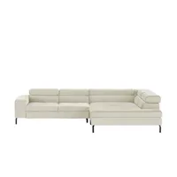 Gallery M Ecksofa  Felicia Due , creme , Maße (cm): B: 309 H: 72 T: 215