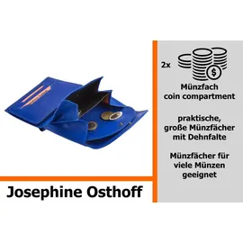 Josephine Osthoff Handtaschen-Manufaktur Josephine Osthoff Geldbörse unisex Portemonnaie blau