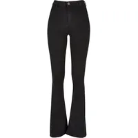 URBAN CLASSICS Super Stretch Bootcut Denim Pants Hose, Black