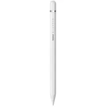 Baseus Smooth Writing 2 Stylus mit aktiver Spitze für iPad + USB-A – Lightning Kabel und austauschbare Spitze – Weiß