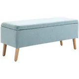 Homcom Truhenbank Hellgrün 110 x 39 x 45 cm