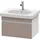 Duravit DuraStyle Waschtischunterschrank wandhängend 6383, 1 Auszug, 600mm, für D-Code, DS638304318 60 x 45,3 cm, Basalt Matt / Weiß Matt