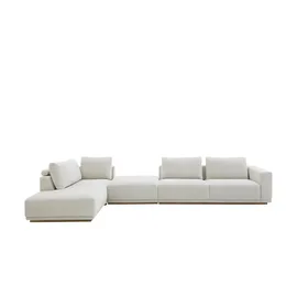 Musterring Eckcouch Mikrofaser 3-Sitzer Beige