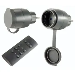 REV Funk-Schalt-Set 2 + 1 Mini Outdoor schwarz       0085600503