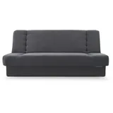 e-meubles Möblo Schlafsofa Dunkelgrau, Holz, 192x85x92 cm, Wohnzimmer Sofas - Couches, Schlafsofas
