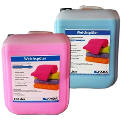 FABA Chemie 20 L Weichspüler blau/rose 2x10 Liter