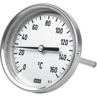 Riegler Bimetallthermometer, G 1/2 hinten, L=100, Ø100, 0 °C