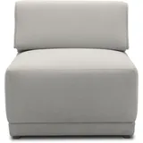 DOMO collection Sofaelement 800007 Polyester 78 x 77 x 100 cm Grau mit Kissen